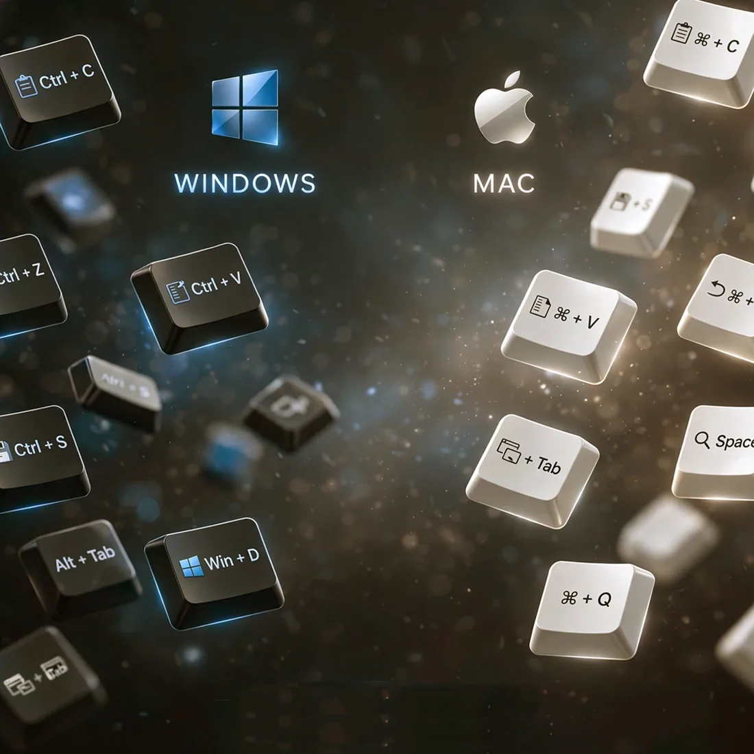 Keyboard shortcuts for Windows and Mac